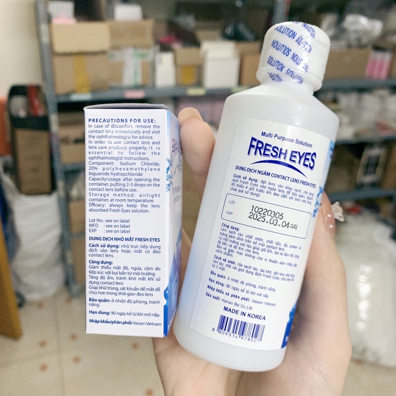 [CÓ SẴN] Nước ngâm/ nhỏ lens