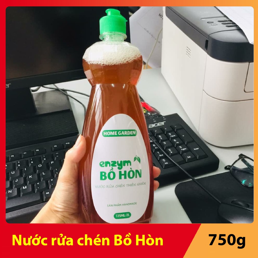 Nước rửa chén Bồ Hòn 750g tráng bát nhanh sạch