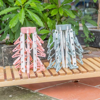 Móc treo, móc phơi quần áo 36 kẹp