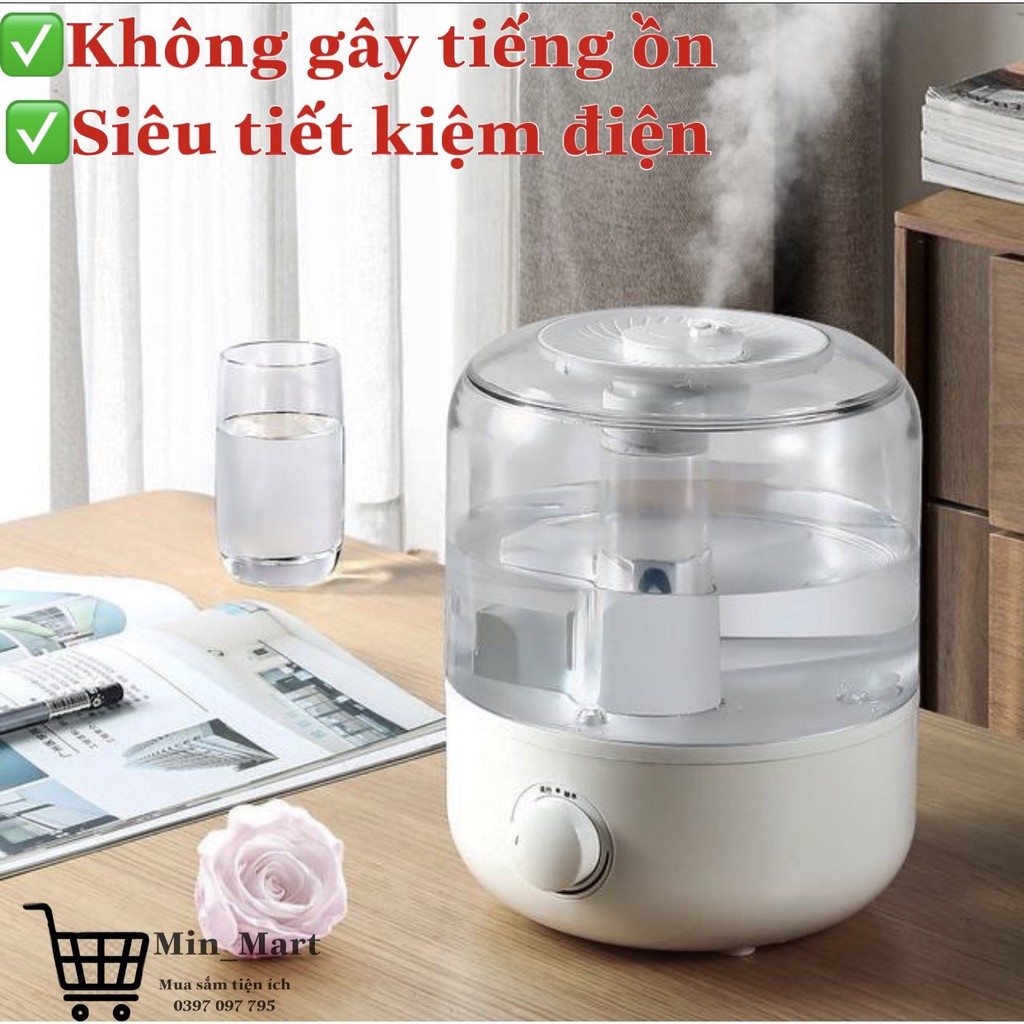 Máy Phun Sương Tạo Độ Ẩm Không Khí Điều Khiển Từ Xa Cao Cấp Dung Tích 3 Lít Có Thể Cho Hoa Quả Chanh Xả Quế Tinh Dầu 01