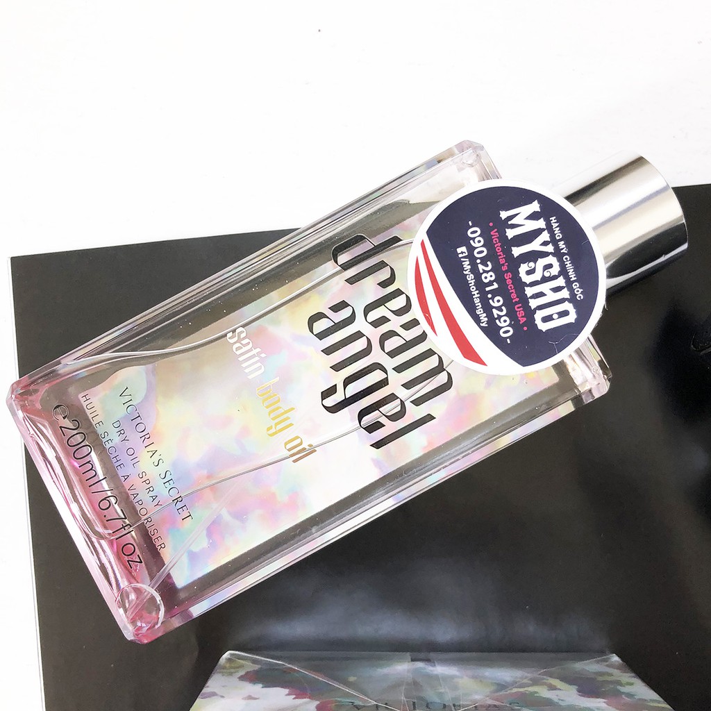 Satin Body Oil Mist Dream Angel - Xịt toàn thân dạng dầu, Hương nước hoa cao cấp Dream Angel từ VS USA