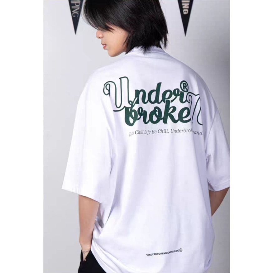 Áo Thun Tay Lỡ UNDER TEE Form Rộng Vải Thun Cotton Phong Cách Hàn Quốc Unisex