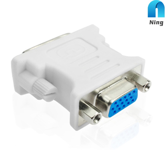 Bộ Chuyển Đổi Ning Dvi-I 24+5 Pin Dvi Sang Vga Đầu Âm Cho Laptop Đồ Họa