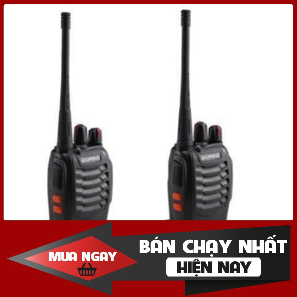 [FREESHIP] Combo 2 Cái bộ đàm Baofeng 888s ( bắt sóng xa 4km) - Hàng chất lượng, cam kết giá tốt nhất miền nam - Hàng ch