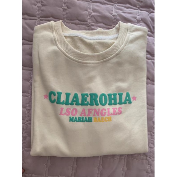 Áo sweater nỉ Mariah hàn