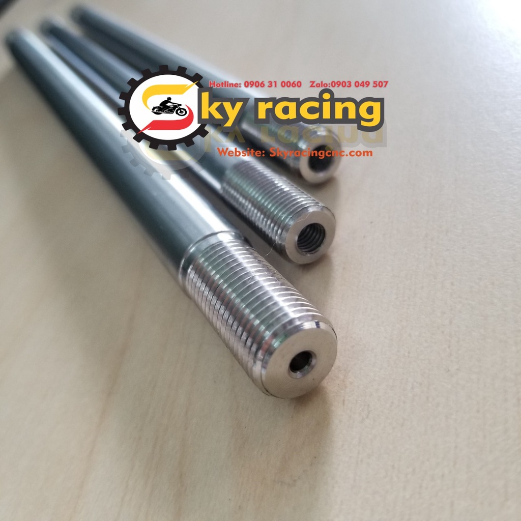 Cốt bánh xe trước sau Inox các size cứng cáp gắn cho nhiều dòng xe Honda ,Ya,…