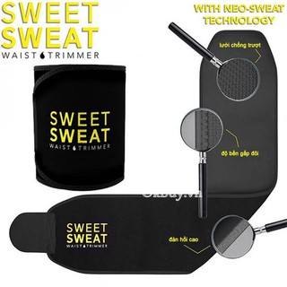 Đai nịt bụng giảm mỡ Sweet Sweat Waist Trimmer chính hãng