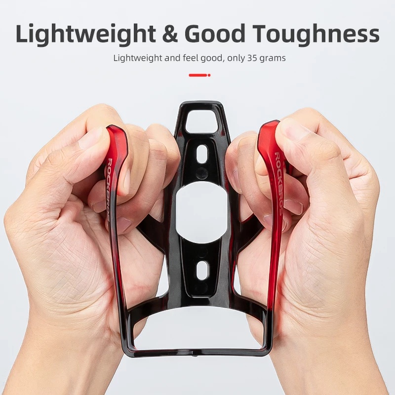 Giá đỡ bình nước ROCKBROS gắn trên xe đạp MTB siêu nhẹ nhiều màu sắc tùy chọn cố định tiện lợi