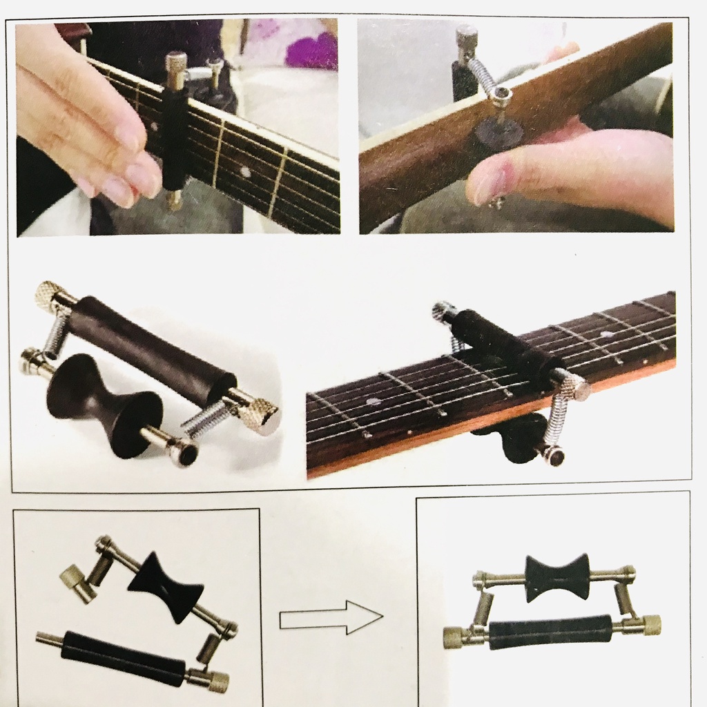 Guitar Rolling Capo, Capo lăn CP03 dùng cho đàn gutiar Acoustic