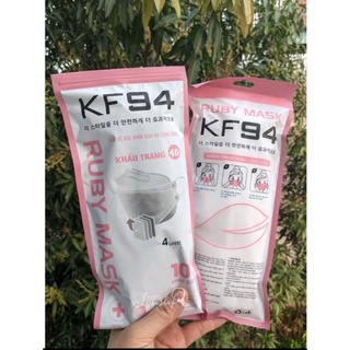 Thùng khẩu trang 300 chiếc KF94 Ruby mask