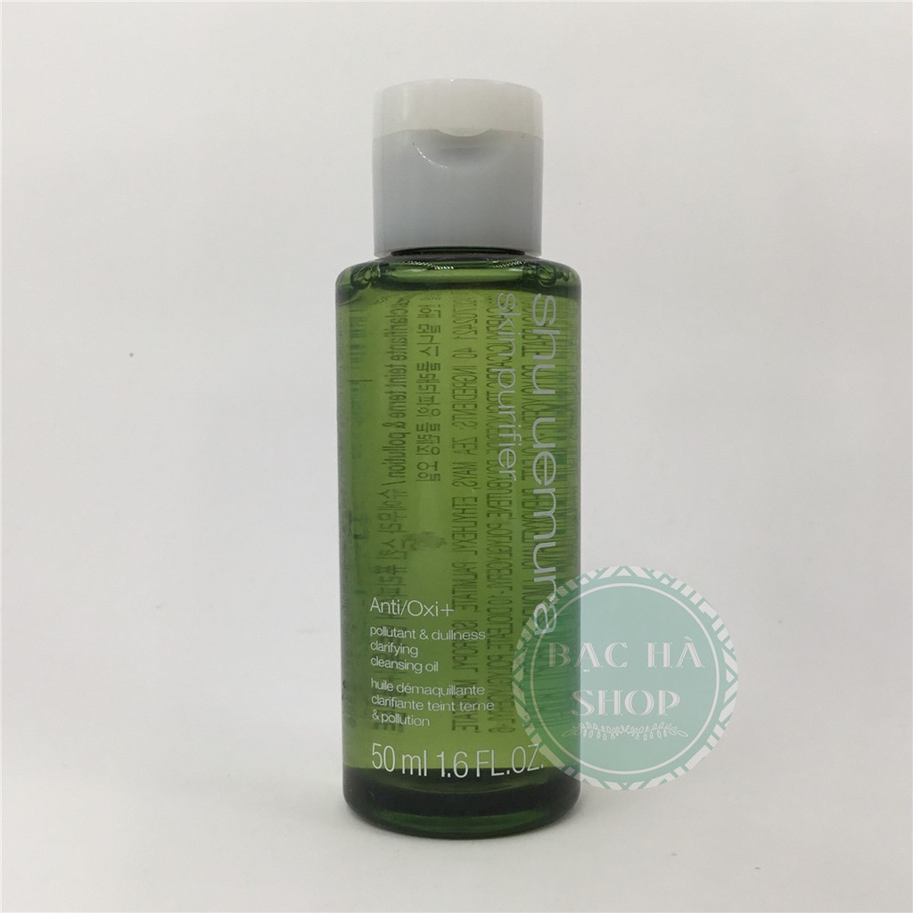 Shu uemura Tẩy Trang Anti/Oxi Skin Refining Cleansing Oil (XANH) 50ml