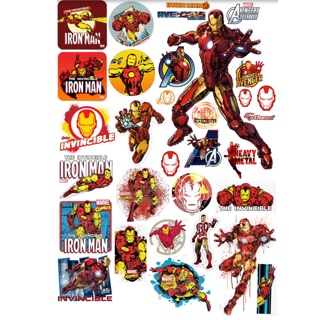Lẻ 1 tấm sticker ironman x captain american