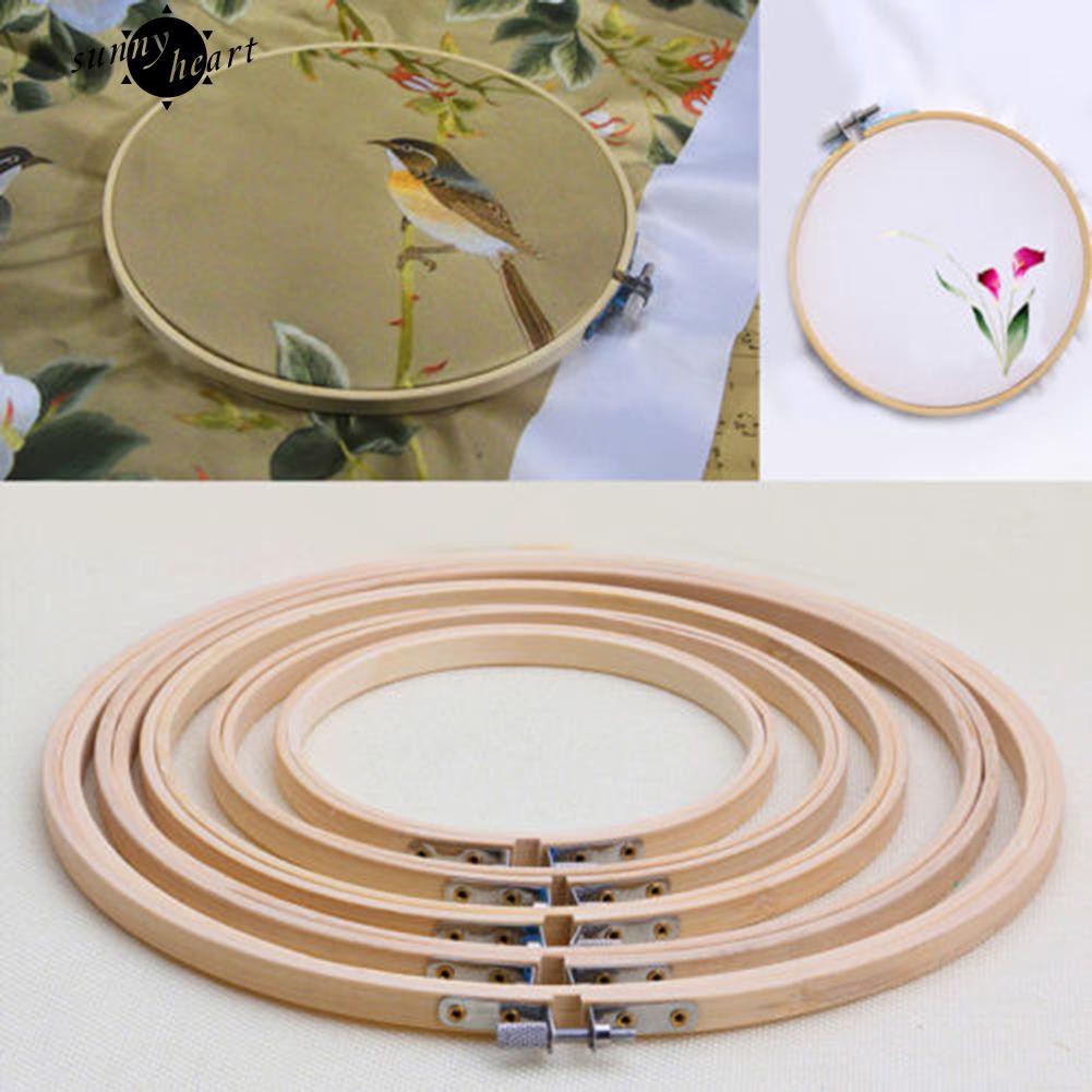 Khung thêu gỗ tre 13-27cm