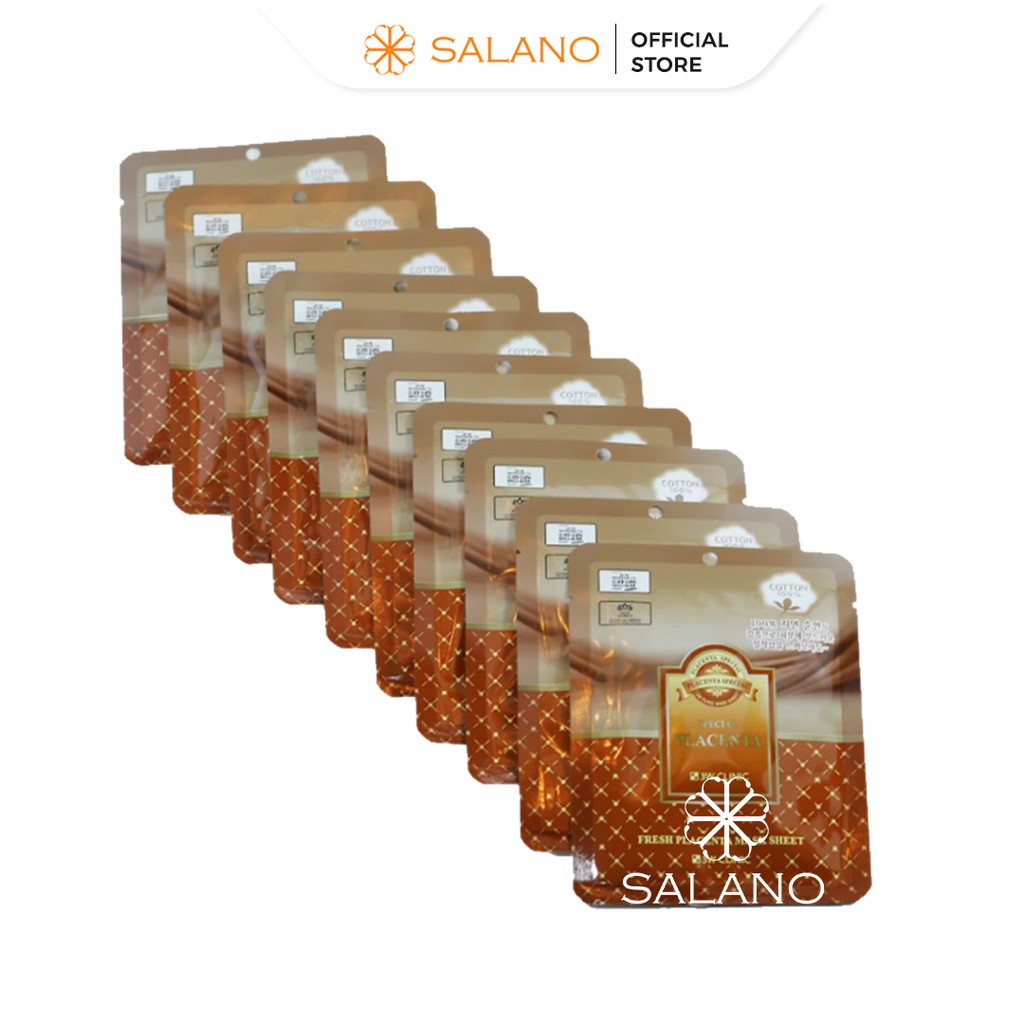 Mặt nạ nhau thai cừu chống lão hóa Hàn Quốc dưỡng da giảm mụn mờ thâm 3W CLINIC SALANO MNSLN08 | BigBuy360 - bigbuy360.vn