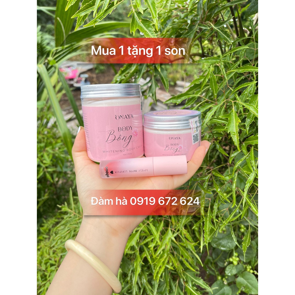 Kem trắng da Body Bông 150g, Kem Body Bông ONAYA