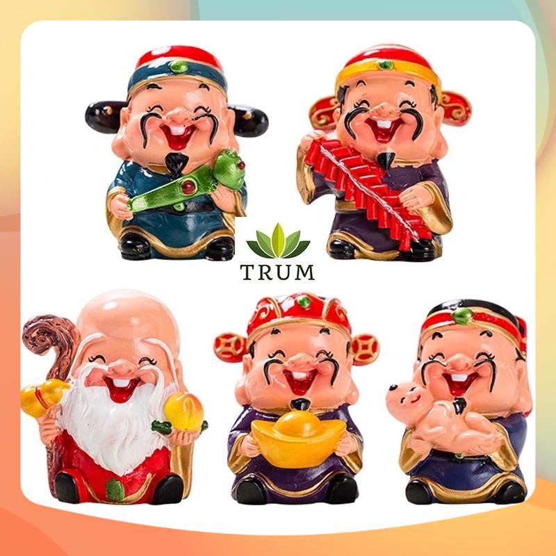Bộ Ngũ Thần Tài Lộc ( Giá bộ 5 Ông ) phụ kiện trang trí