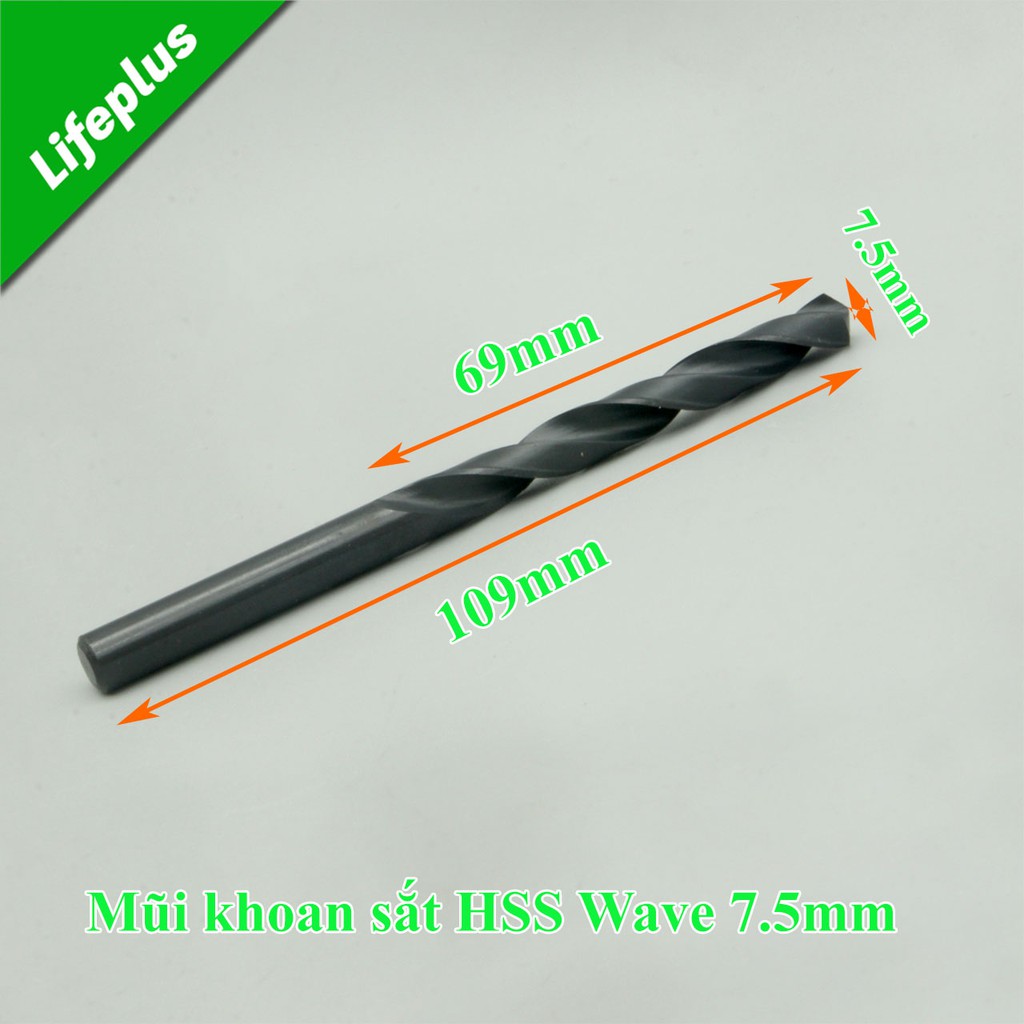Mũi khoan sắt HSS Waves W200