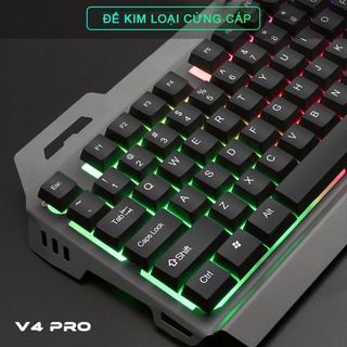 Bàn phím máy tính Gaming RGB SIDOTECH LDK V5 Pro, có dây, đèn LED chống nước