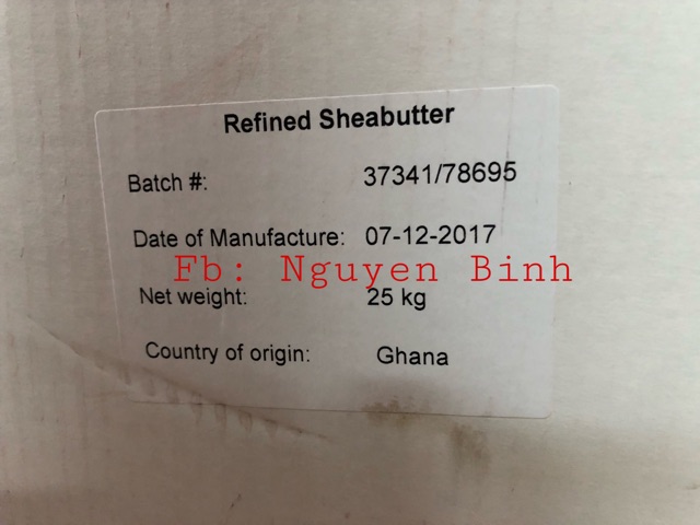 Bơ shea Ghana (Tây Phi), 100g | BigBuy360 - bigbuy360.vn
