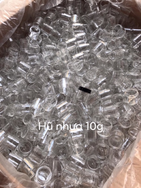 Vỏ hũ đựng bột chống tràn, hũ 30g và 10g