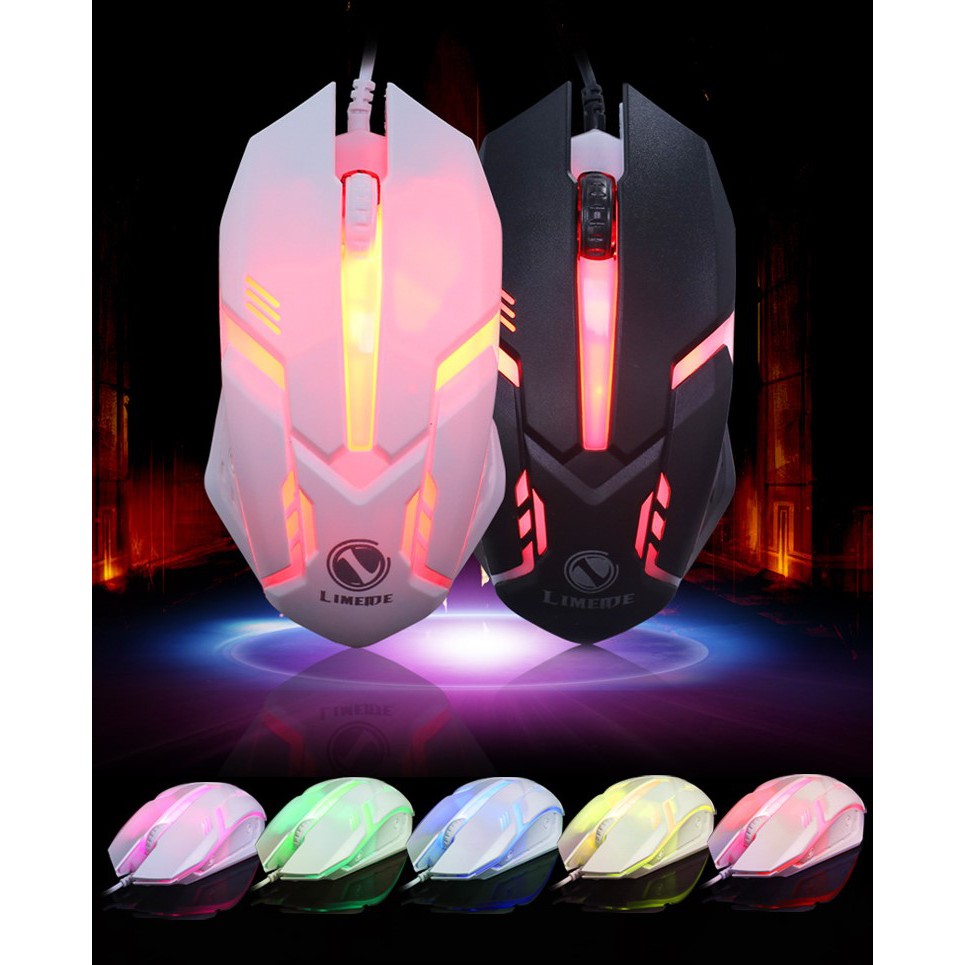 SIÊU HOT - GIÁ CỰC RẺ - Chuột Máy Tính Led Limei S1 Mouse Gaming Chơi Game, Dùng Văn Phòng Cực Tốt