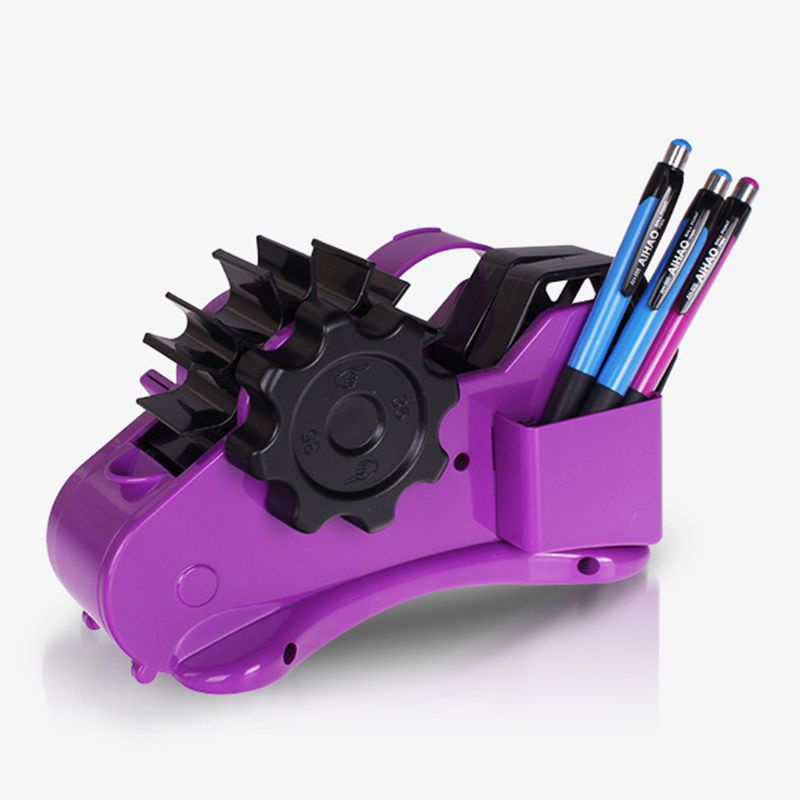 Máy Rút Băng Keo Siêu Bán Tự Động Kèm Đồ Cắt Dây 35mm Cố Định Để Bàn