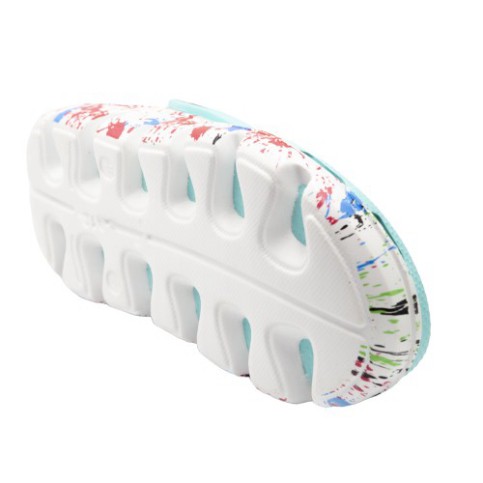 dép cross xanh mind vảy sơn dép croos đế lượn sóng DUV09