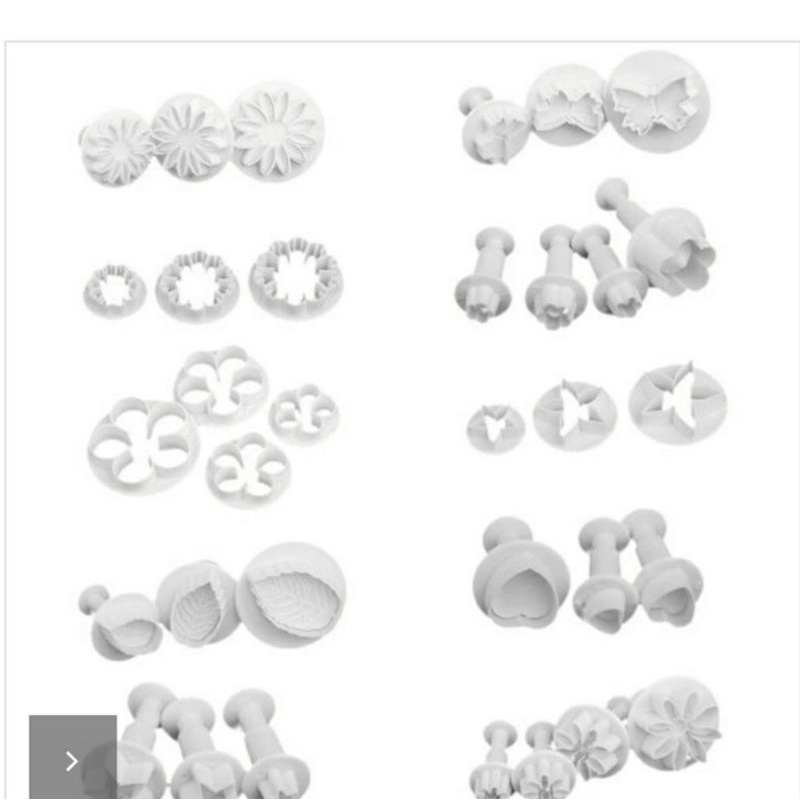 TRỌN BỘ 33 KHUÔN CẮT TẠO HÌNH BÁNH QUY, RAU CÂU, FONDANT TRANG TRÍ BÁNH KEM NGHỆ THUẬT