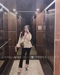 (Ảnh thật) áo lụa chấm bi siêu xinh