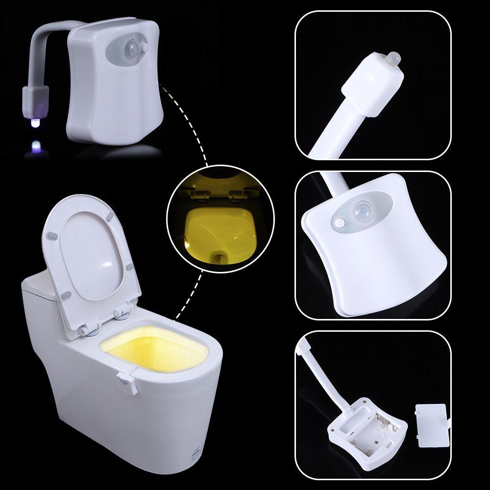 Đèn LED Nhiều Màu Gắn Bồn Cầu Tiện Dụng