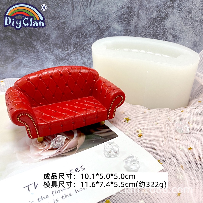 Khuôn Silicone Làm Bánh Hình Cặp Đôi Gấu Bắc Cực Hoạt Hình DIY
