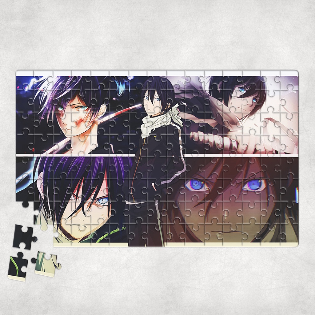 Tranh ghép hình A4, A5 Anime, xếp hình NORAGAMI - Mẫu 1