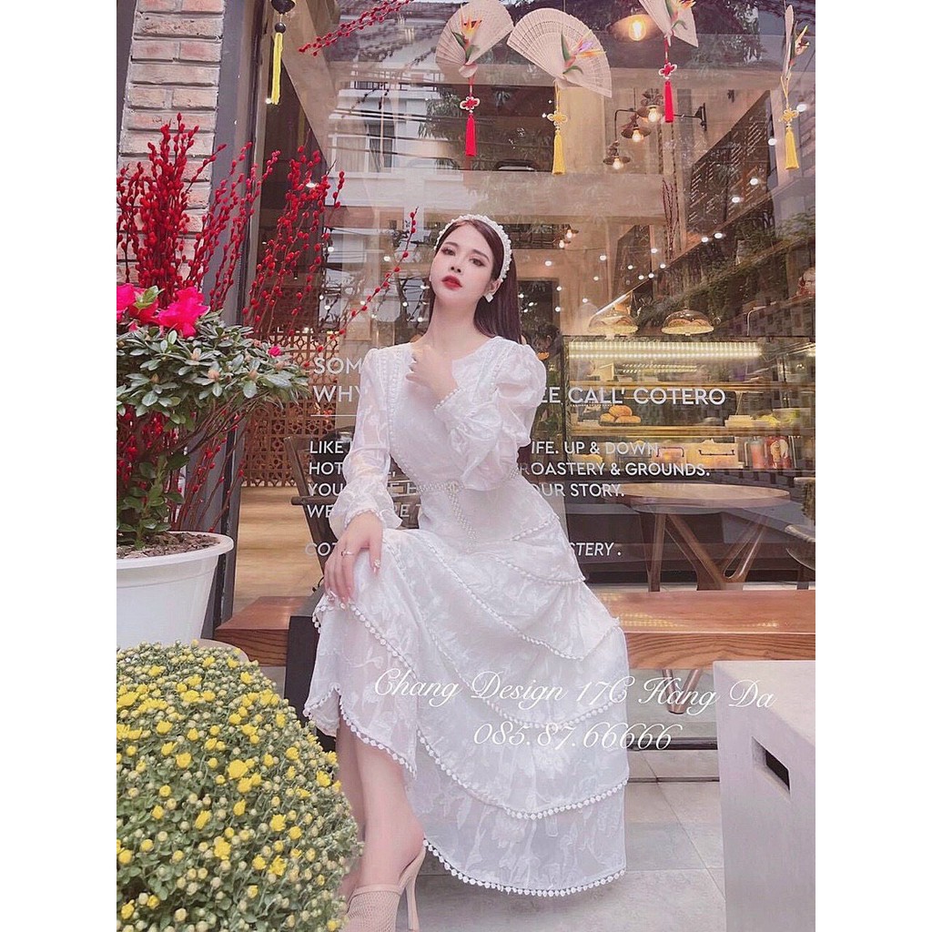 ĐẦM REN ĐI TIỆC SANG CHẢNH