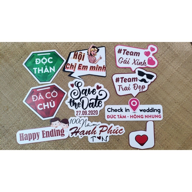 COMBO 10 HASHTAG CHỤP HÌNH ĐÁM CƯỚI HÀNG TUYỂN ĐẸP