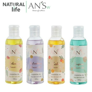 Sữa Tắm Tinh Dầu AN'Sw 100g - Mini du lịch - Dạng gel - Dưỡng ẩm và sáng mịn da