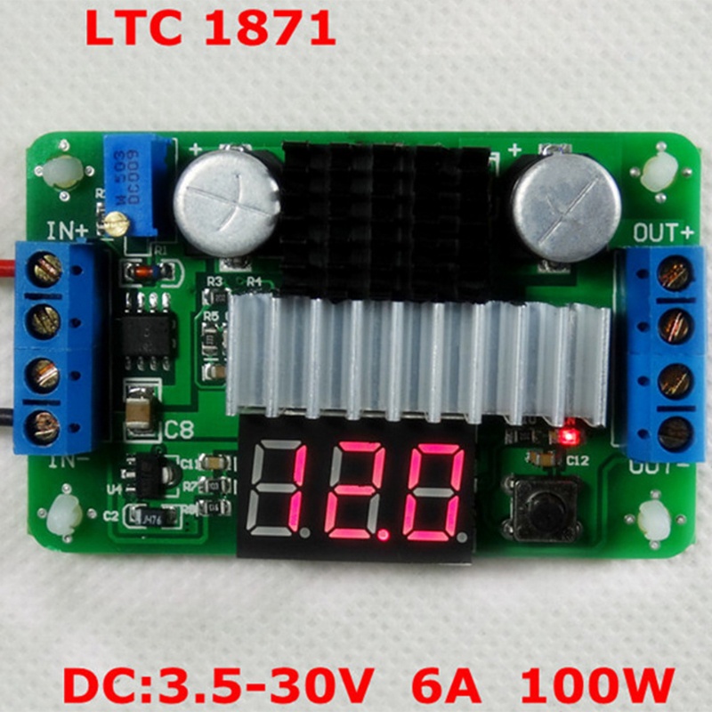 Bảng Mạch Tăng Áp Nguồn Điện Dc Ltc1871 100w 6a 3.5-30v | BigBuy360 - bigbuy360.vn