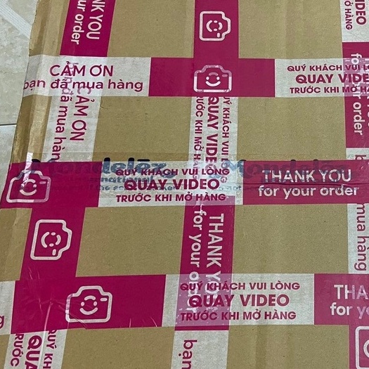 Băng Keo Quay Video Cảm Ơn Đã Mua Hàng NEW 2022 Niêm Phong Dính Dai Chắc Hàng Độc Giá Sỉ 48mm 100 yard