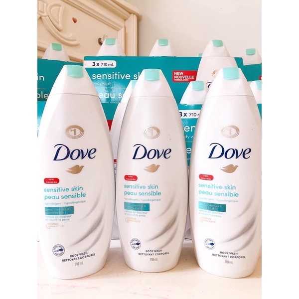 [SET 3 CHAI] SỮA TẮM DOVE 709ML - Hàng MỸ