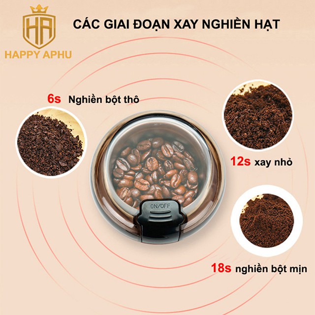 [Mua 1 được 4] Máy xay nghiền bột khô, xay thịt, ngũ cốc đa chức năng, cao cấp dễ dùng, xay siêu tốc, thiết kiệm điện