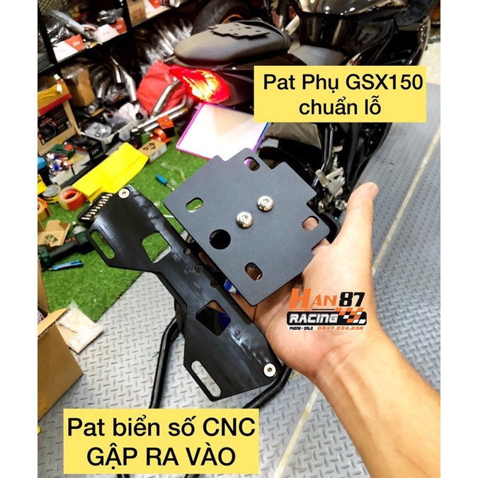 GSX150 Pat Biển Số CNC - pat phụ dành riêng GSX150