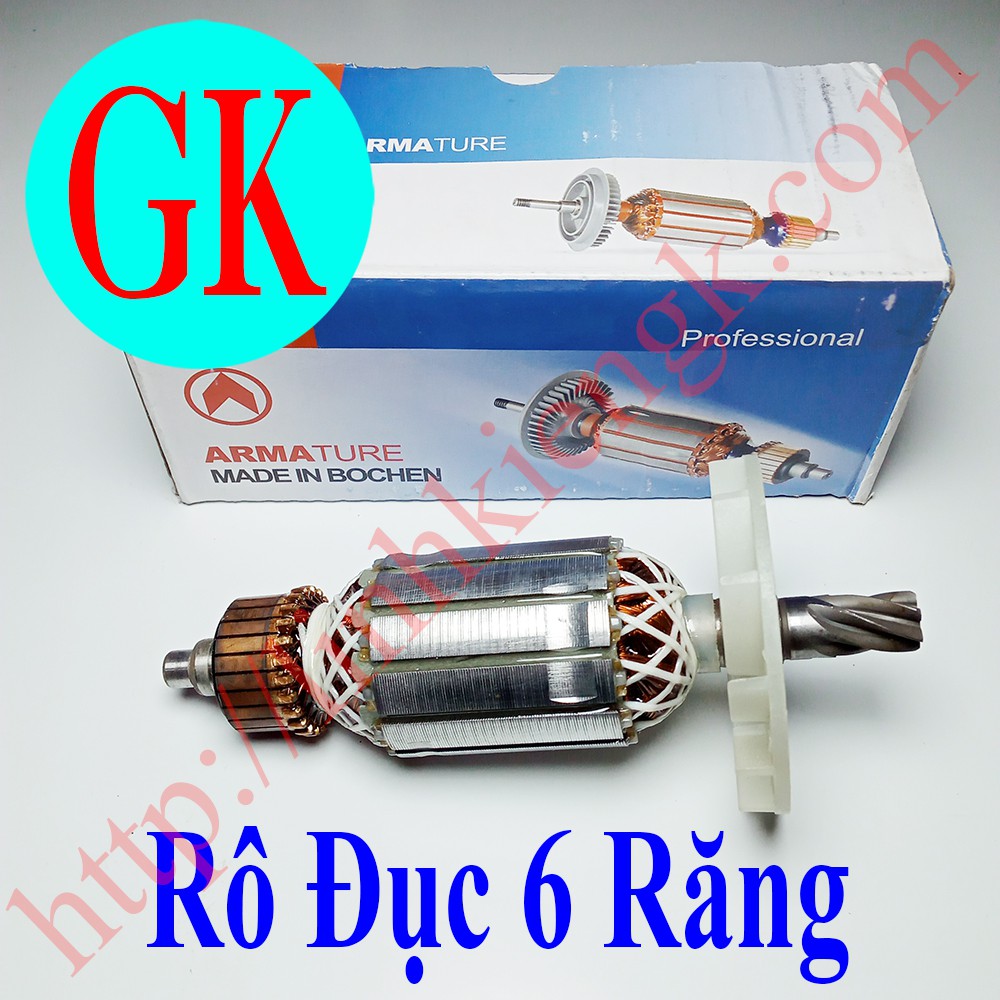 Rô đục 6 răng DC