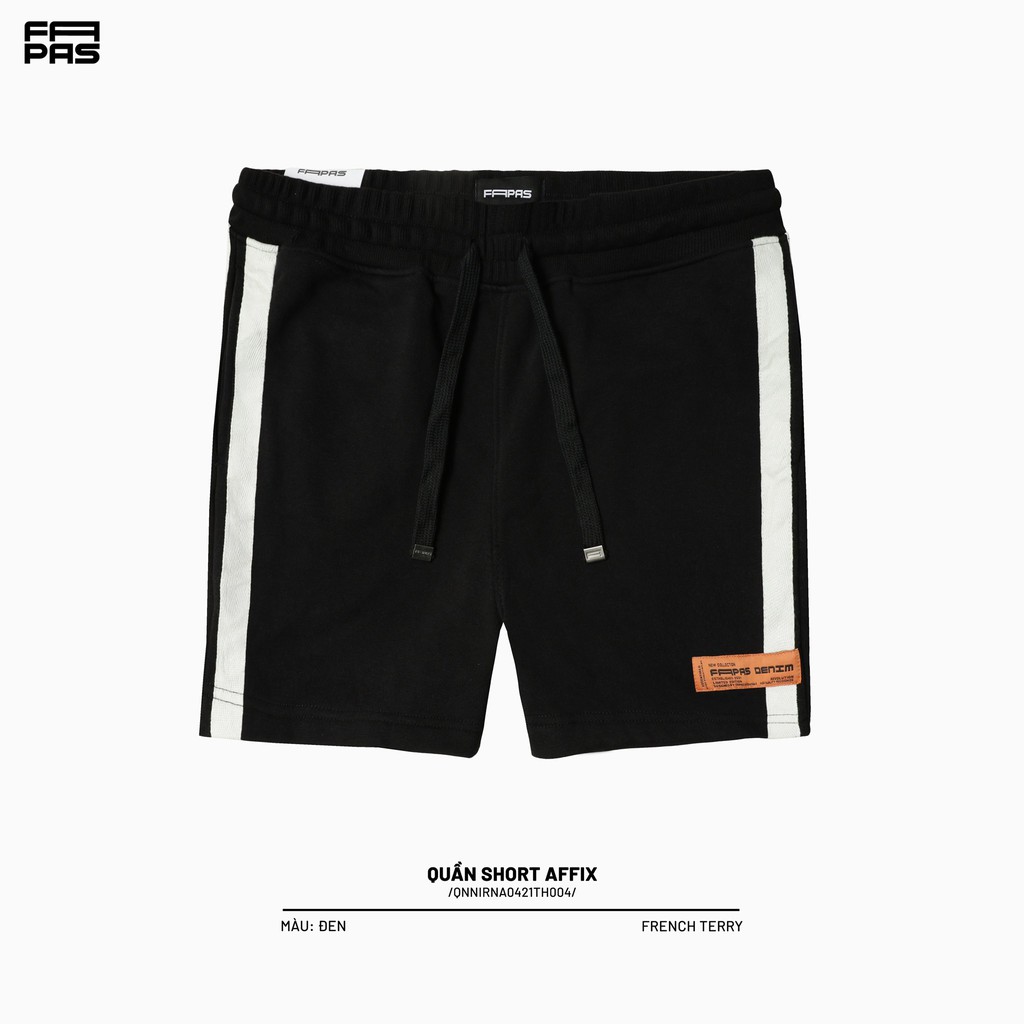 Quần Short Nam Affix SS2 Vải Cotton Nỉ Thoáng Mát Thấm Hút Tốt Tag Cam Nổi Bật Form Relaxed - FAPAS