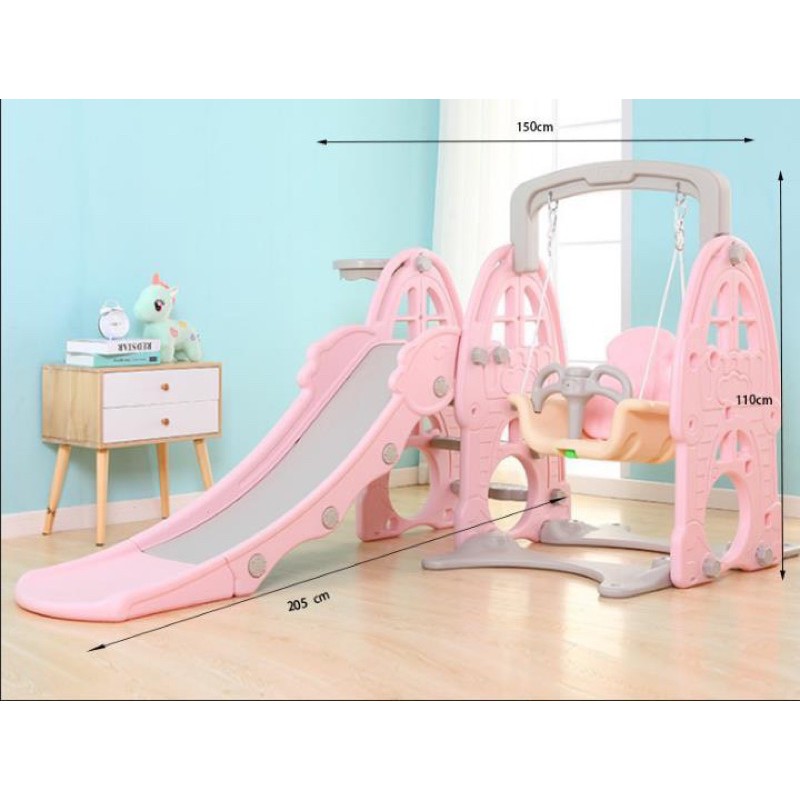 Cầu trượt xích đu hải cẩu, ngôi nhà kích thước lớn 2m,combo ctxd và bóng rỗ