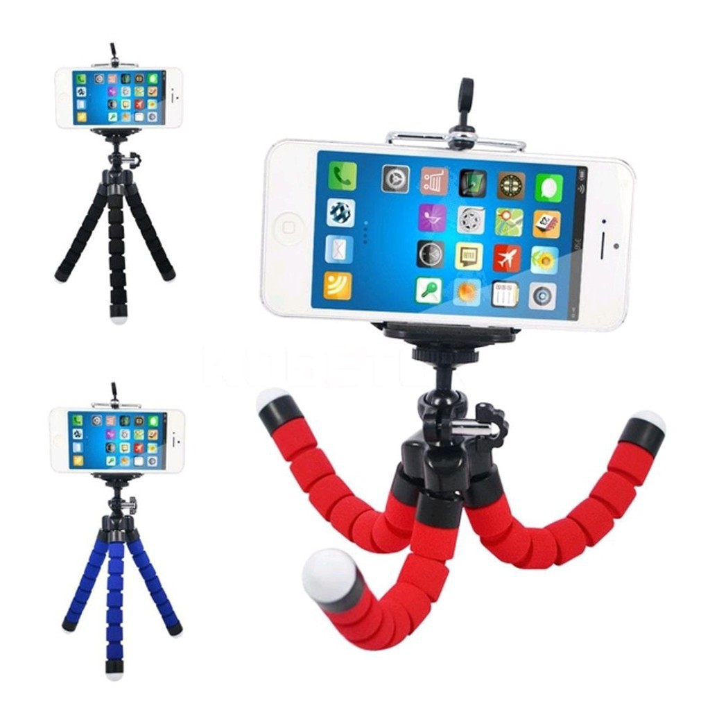 Chân Tripod Bạch Tuộc Xốp - Uốn Siêu Dẻo Mọi Địa Hình