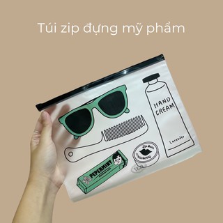 Túi zip đựng mỹ phẩm, đồ dùng cá nhân