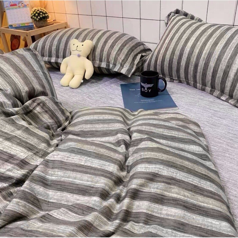 Bộ ga giường cotton poly 5 món