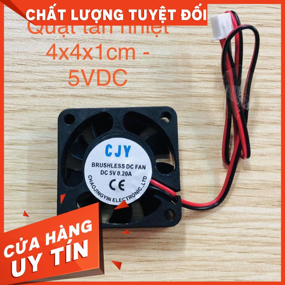 Quạt tản nhiệt 4010 5V 4x4cm 0.2A