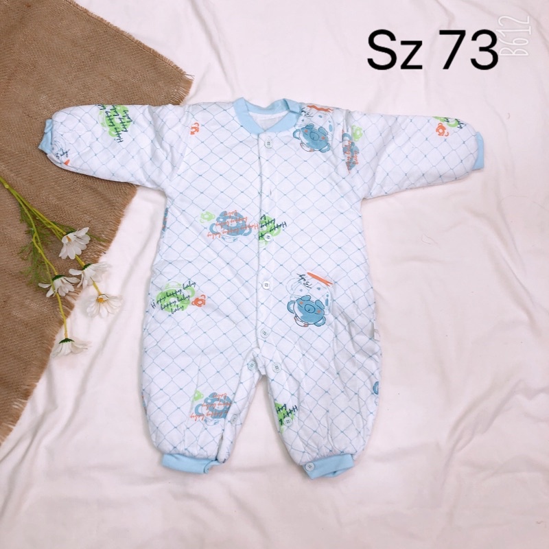 Body trần bông dày- Body ủ mặc đại hàn, trời lạnh cho trẻ  9-12 tháng