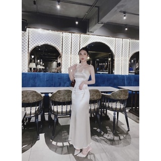 đầm dạ hội đuôi cá khoét ngực