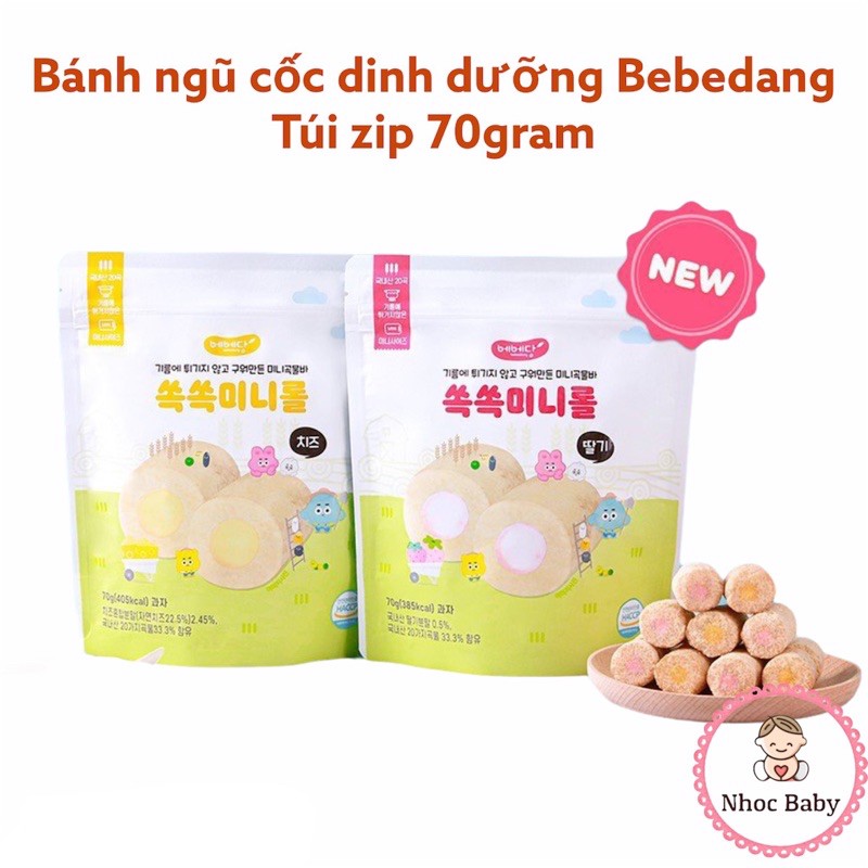 Bebedang - Bánh ăn dặm ngũ cốc dinh dưỡng 70gram (12m+)